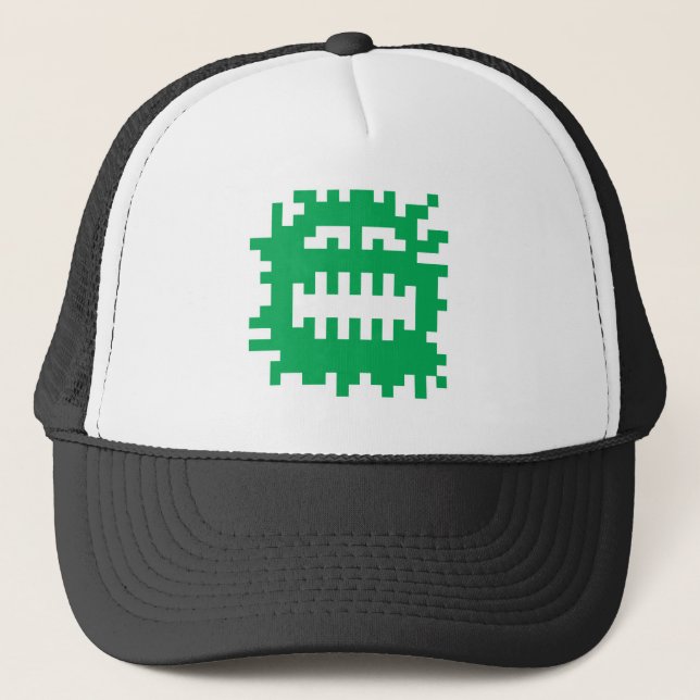 Gorra De Camionero Pixel Monster Critter (Anverso)