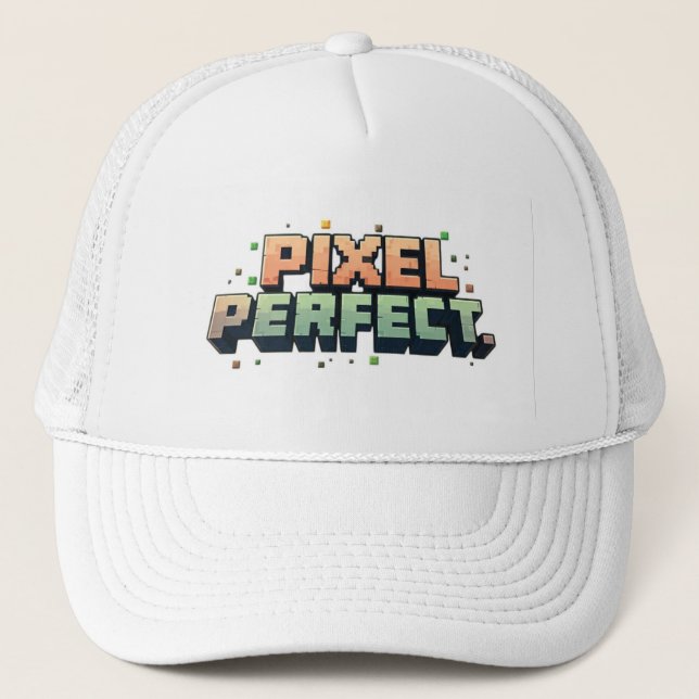 Gorra De Camionero Pixel Perfect (Anverso)