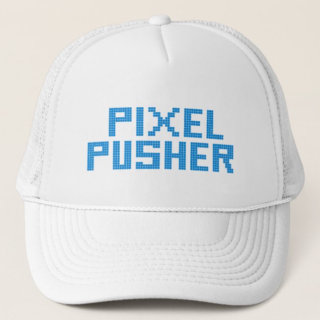 Gorra De Camionero Pixel Pusher (Anverso)