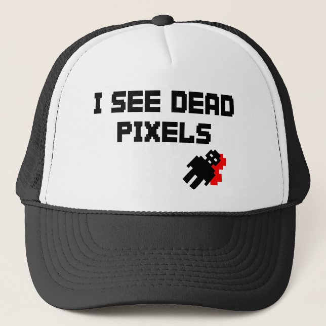 Gorra De Camionero Pixeles muertos de Sarah Marshall (Anverso)