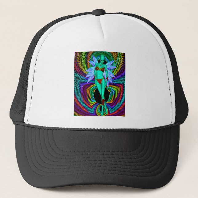 Gorra De Camionero Pixie Eléctrica (Anverso)