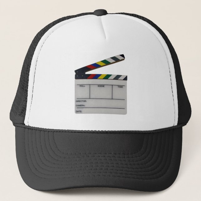 Gorra De Camionero Pizarra del cineasta de la película de la tablilla (Anverso)