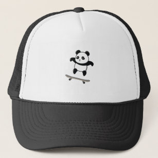 Gorra De Camionero Pizarra para niños Panda