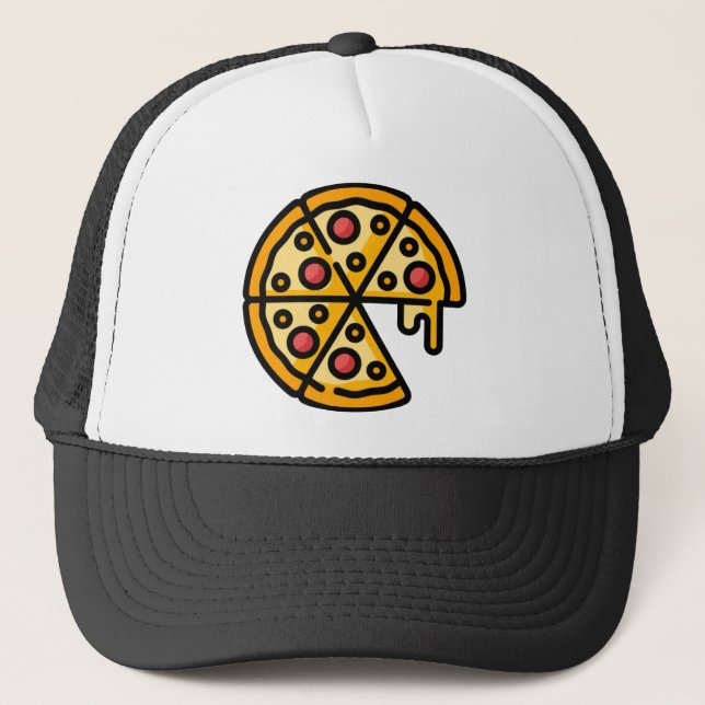Gorra De Camionero Pizza (Anverso)