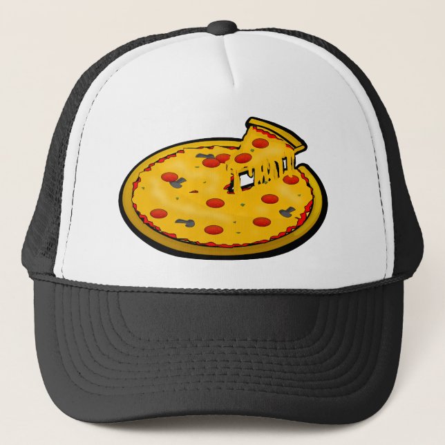 Gorra De Camionero Pizza (Anverso)