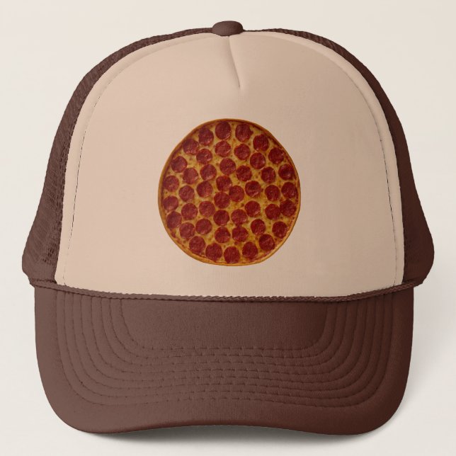 GORRA DE CAMIONERO PIZZA DE SALCHICHONES (Anverso)