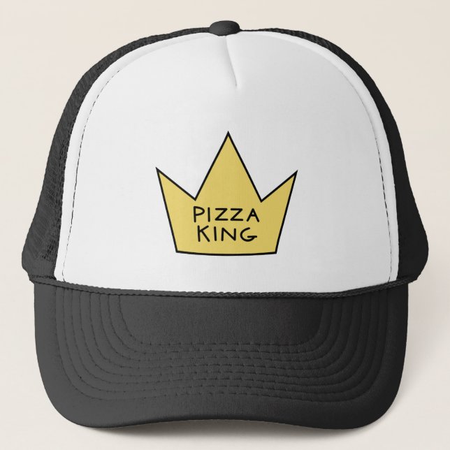 Gorra De Camionero Pizza King (Anverso)