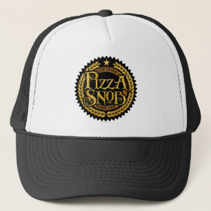 Gorra De Camionero Pizza Snob - divertido amante de la pizza