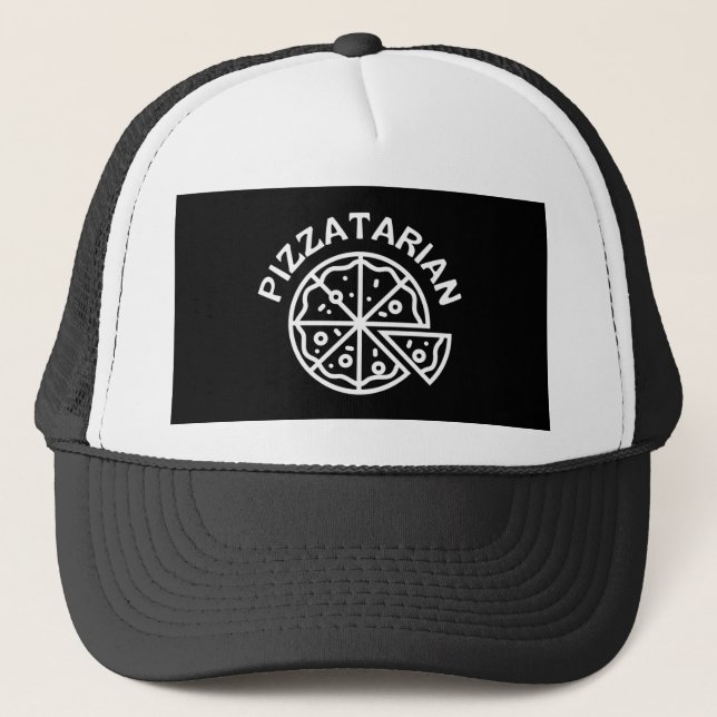 Gorra De Camionero Pizzatarian Pizza (Anverso)