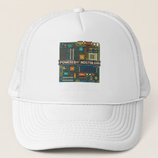 Gorra De Camionero Placa base de computadora vintage de los 80 "Desar