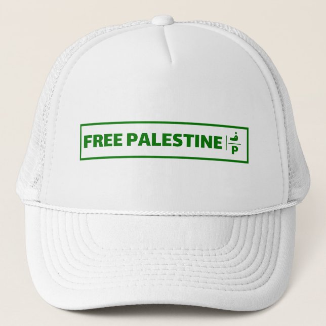 Gorra De Camionero Placa de registro de autos palestinos - Palestina  (Anverso)