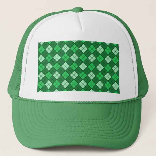 Gorra De Camionero Placa verde (Anverso)