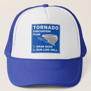 Gorra De Camionero Plan de evacuación de Tornado ;-)