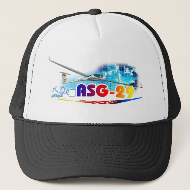 Gorra De Camionero Planeador del ASG 29 Schleicher (Anverso)