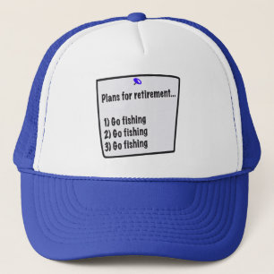 Gorra De Camionero Planes para el casquillo del retiro (pesca)