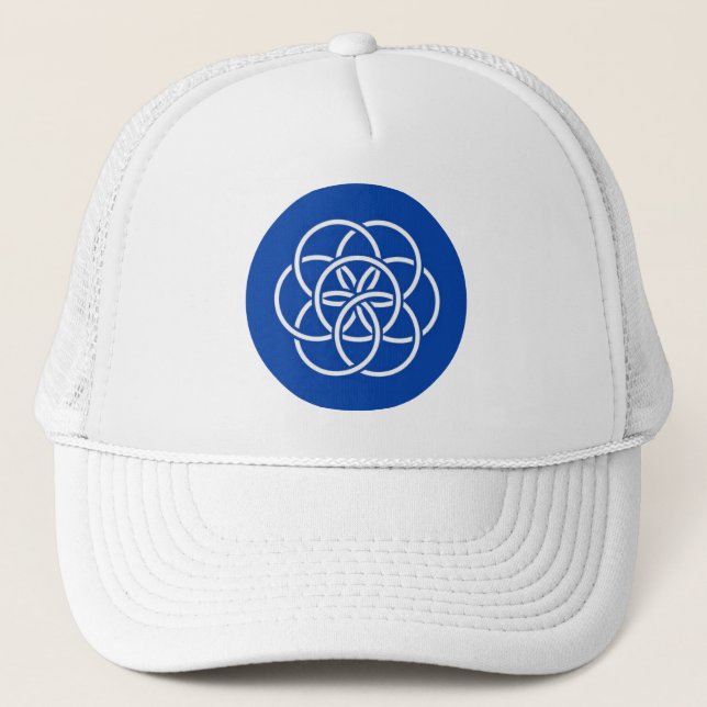 Gorra De Camionero Planet earth flag (Anverso)