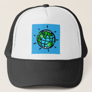 Gorra De Camionero Planeta EARTh - Día de la Tierra - Conservación - 