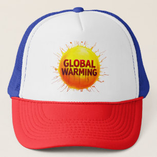 Gorra De Camionero Planeta en llamas: momento de actuar"ahora o nunca