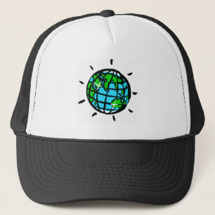 Gorra De Camionero Planeta Tierra -
