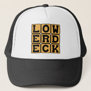 Gorra De Camionero Plano de asientos de la cubierta inferior