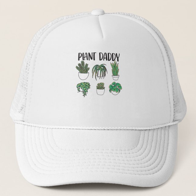Gorra De Camionero Planta Daddy Planta Lover Gardener (Anverso)