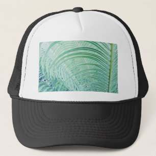 Gorra De Camionero Planta Verde Suave Hoja de Palma