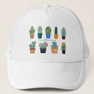 Gorra De Camionero Plantas de cactus variadas Thunder_Cove