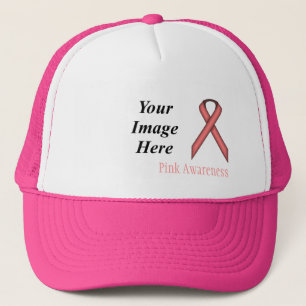 Gorra De Camionero Plantilla de cinta estándar rosa de Kenneth Yoncic