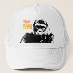 Gorra De Camionero Plantilla De Cita Motivacional Gorila Elegante Mod