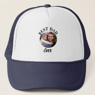 Gorra De Camionero Plantilla de fotografía personalizada de Best Dad