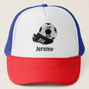 Gorra De Camionero Plantilla de I Love Soccer