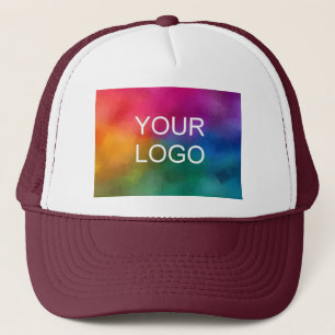 Gorra De Camionero Plantilla De Marrón Blanco Crea Tu Propia Eleganci