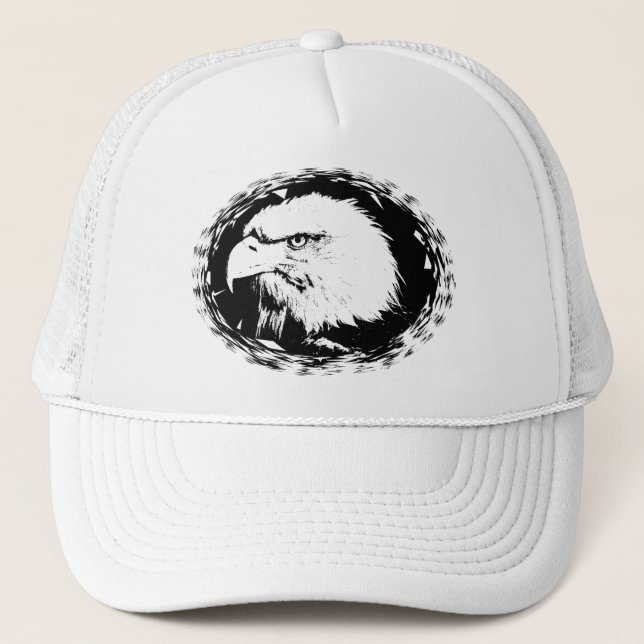 Gorra De Camionero Plantilla elegante moderna de arte pop de Cabeza d (Anverso)