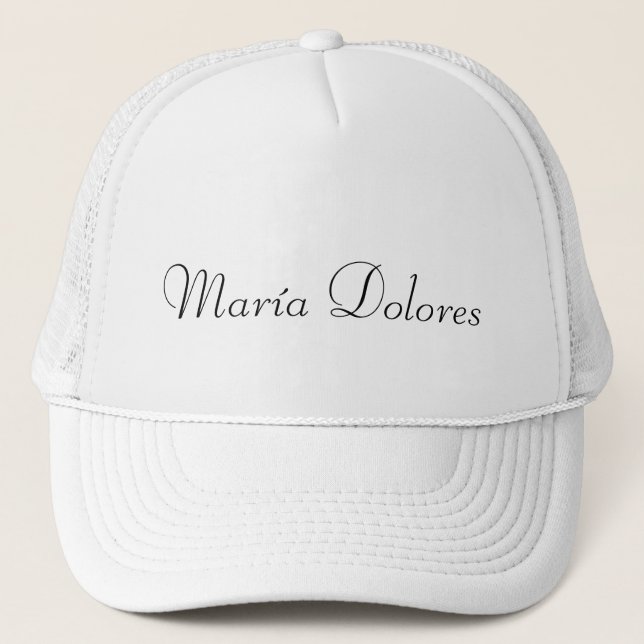 Gorra De Camionero Plantilla para personalizar (Anverso)