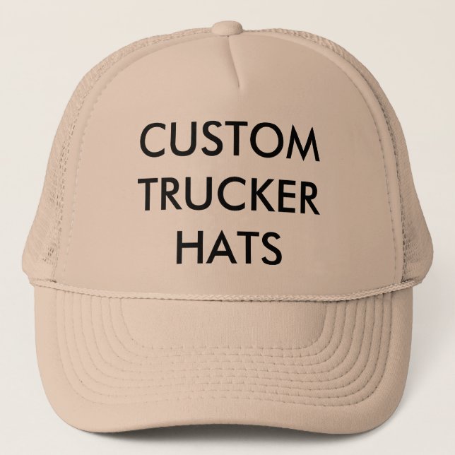 Gorra De Camionero Plantilla personalizada personalizado del espacio (Anverso)