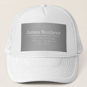 Gorra De Camionero Plantilla promocional editable para empresas, etc.