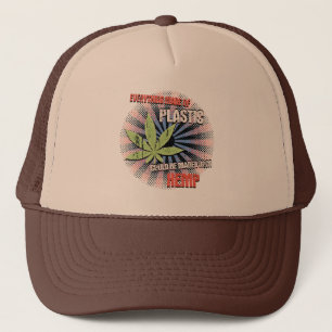 Gorra De Camionero Plástico del cáñamo