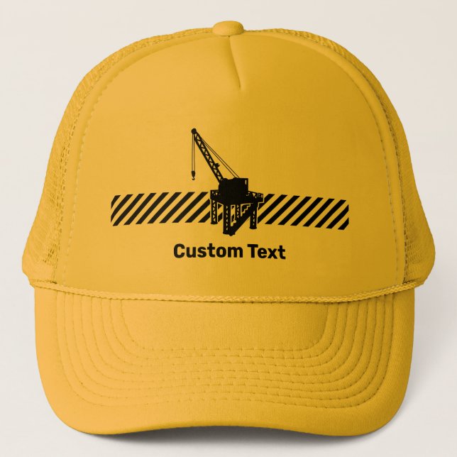 Gorra De Camionero Plataforma de construcción (Anverso)