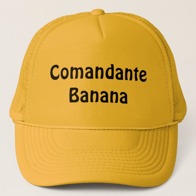 Gorra De Camionero plátano del comandante (Anverso)