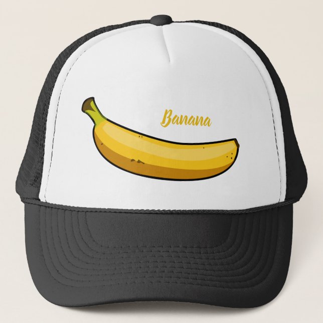 Gorra De Camionero Plátano del personalizar (Anverso)