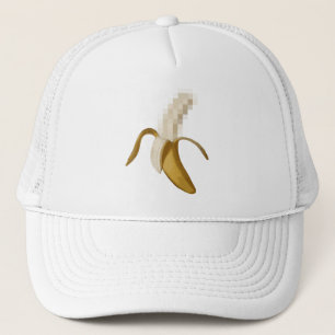 Gorra De Camionero Plátano pelado censurado sucio