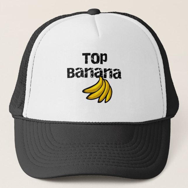 Gorra De Camionero Plátano superior (Anverso)