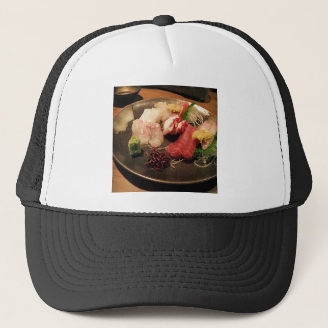 Gorra De Camionero Plate Wasabi Japón Sushi Power Fish Asia (Anverso)