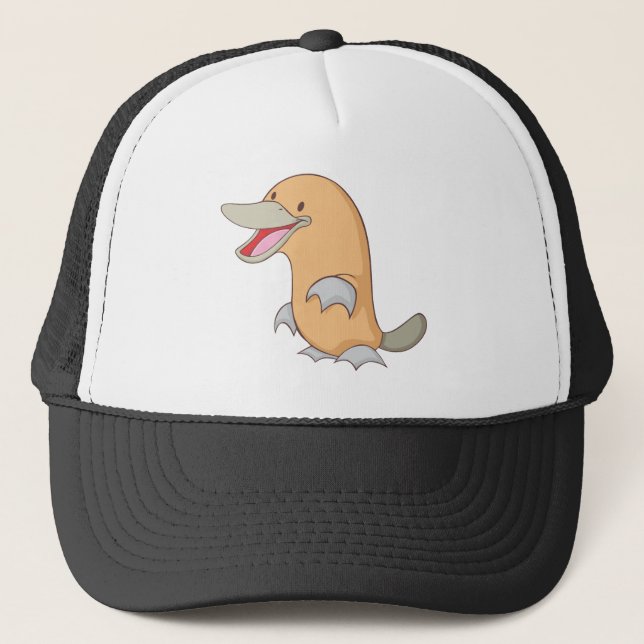Gorra De Camionero Platypus feliz (Anverso)