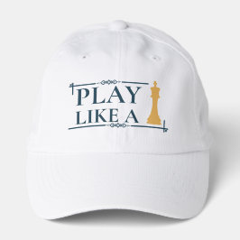 Gorra De Camionero Play Like a King – Power Strategy Quote - Style A