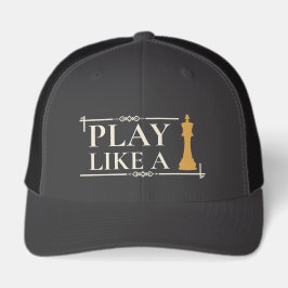 Gorra De Camionero Play Like a King – Power Strategy Quote - Style B