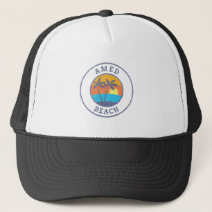 Gorra De Camionero Playa Amed, Bali Estilo Clásico Desvanecido