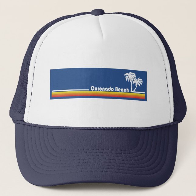 Gorra De Camionero Playa Coronado California (Anverso)
