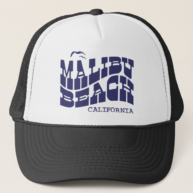Gorra De Camionero Playa de Malibu (Anverso)
