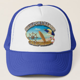 Gorra De Camionero Playa de Newport, California
